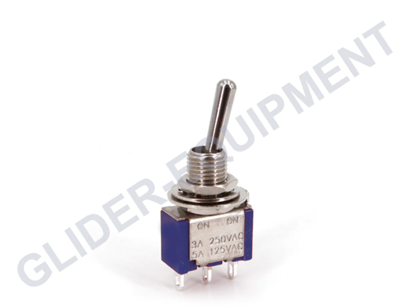 Toggle switch on/on (on/off) 6mm 5A [SHT80T102]